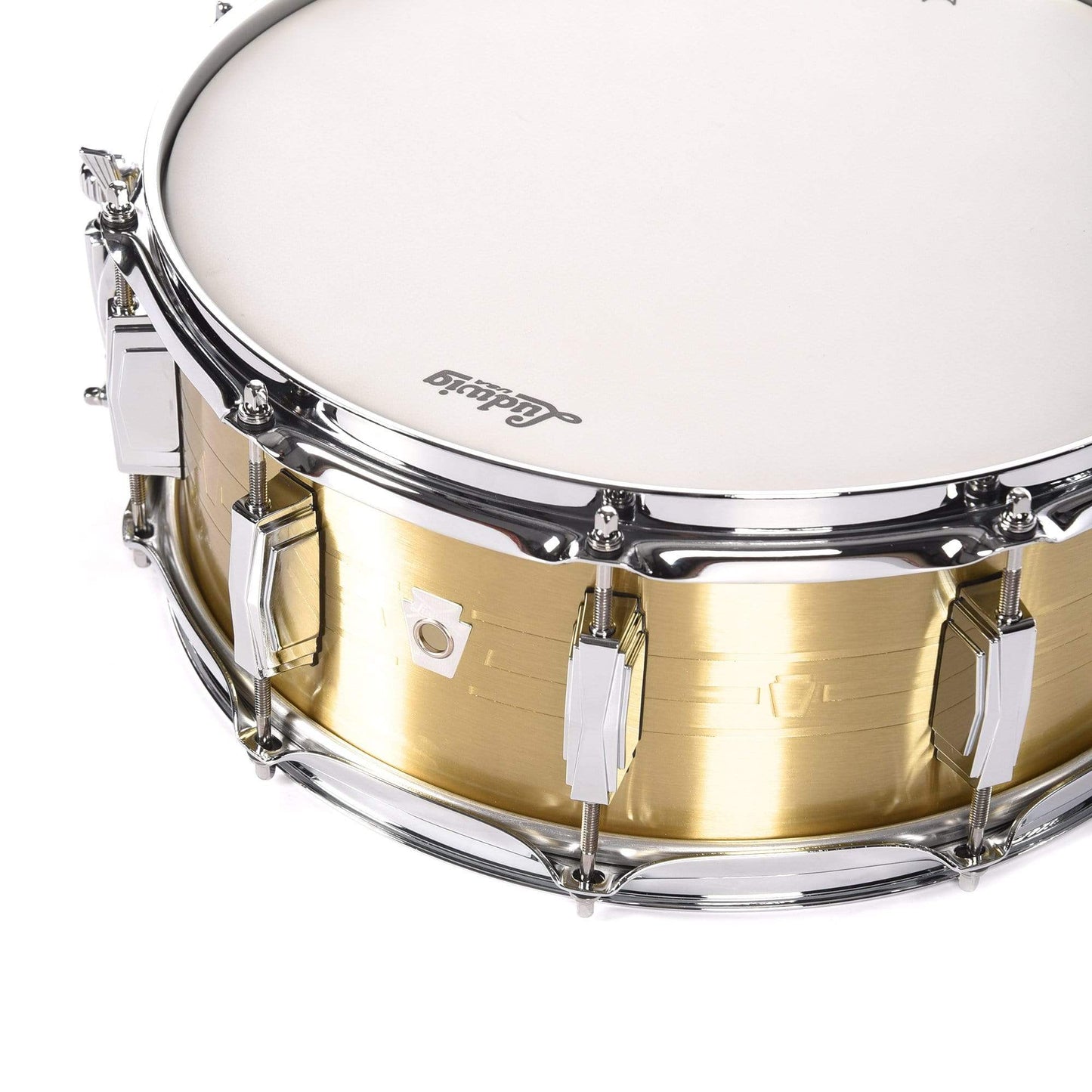 Ludwig 5.5x14 Heirloom Brass Snare Drum Drums and Percussion / Acoustic Drums / Snare