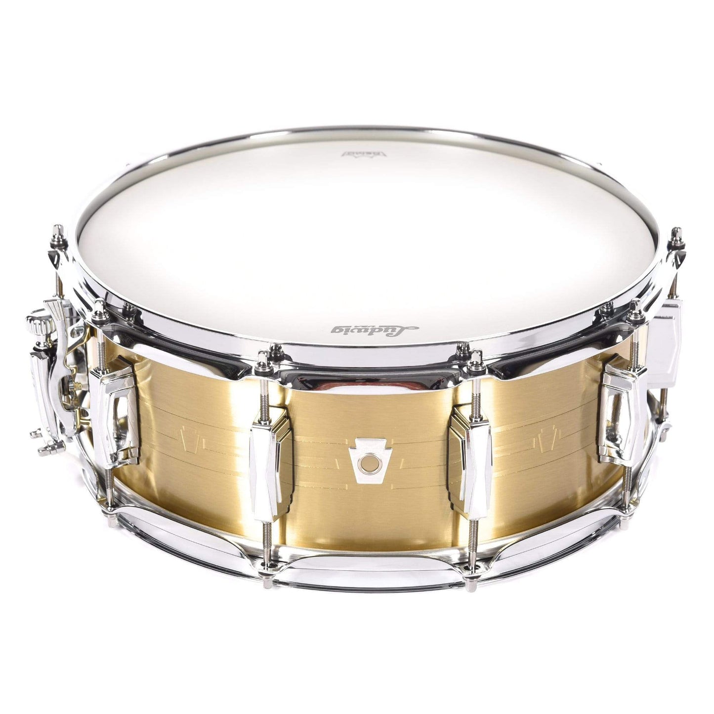 Ludwig 5.5x14 Heirloom Brass Snare Drum Drums and Percussion / Acoustic Drums / Snare