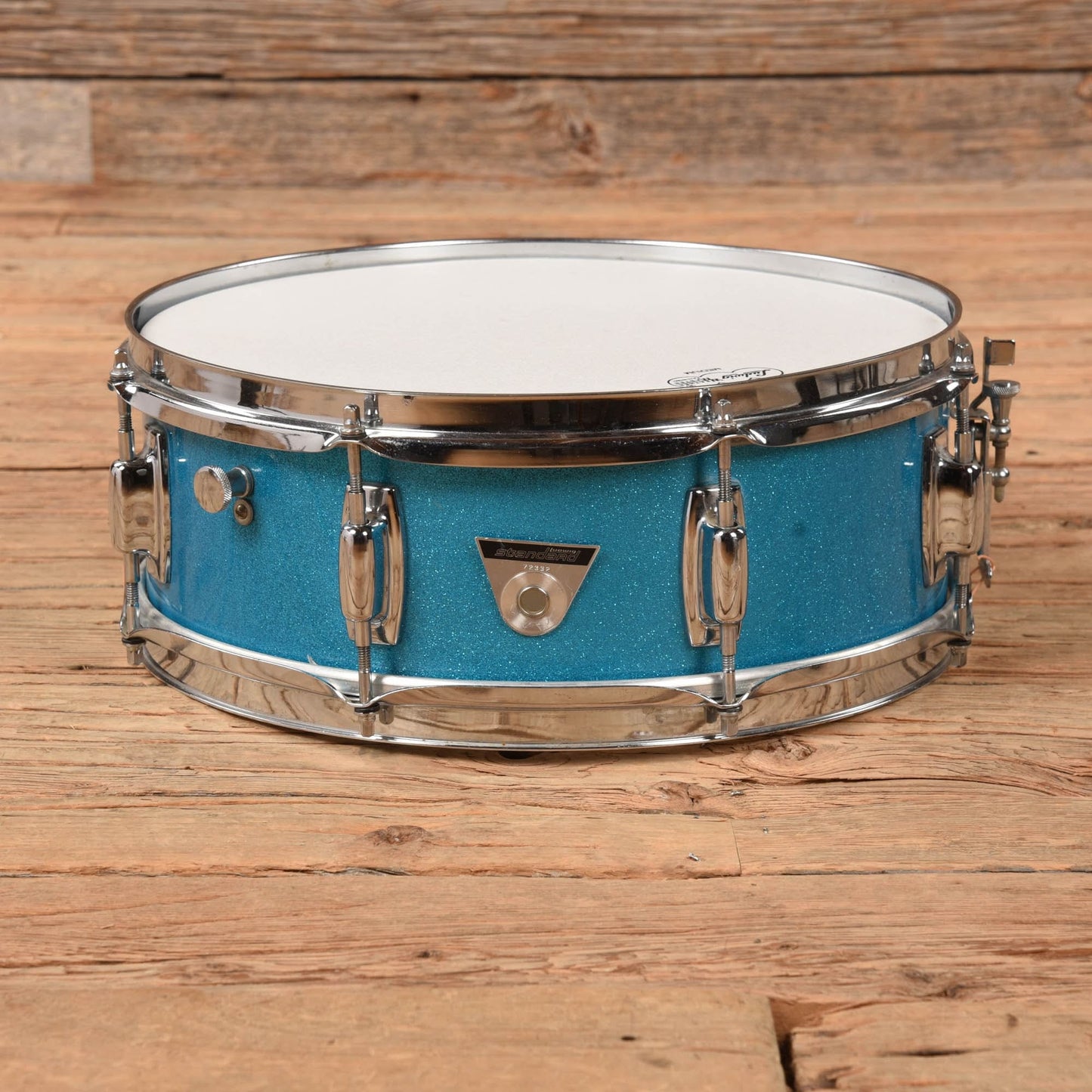 Ludwig 5.5x14 Standard 1970s Blue Mist Sparkle Snare Drum USED Drums and Percussion / Acoustic Drums / Snare