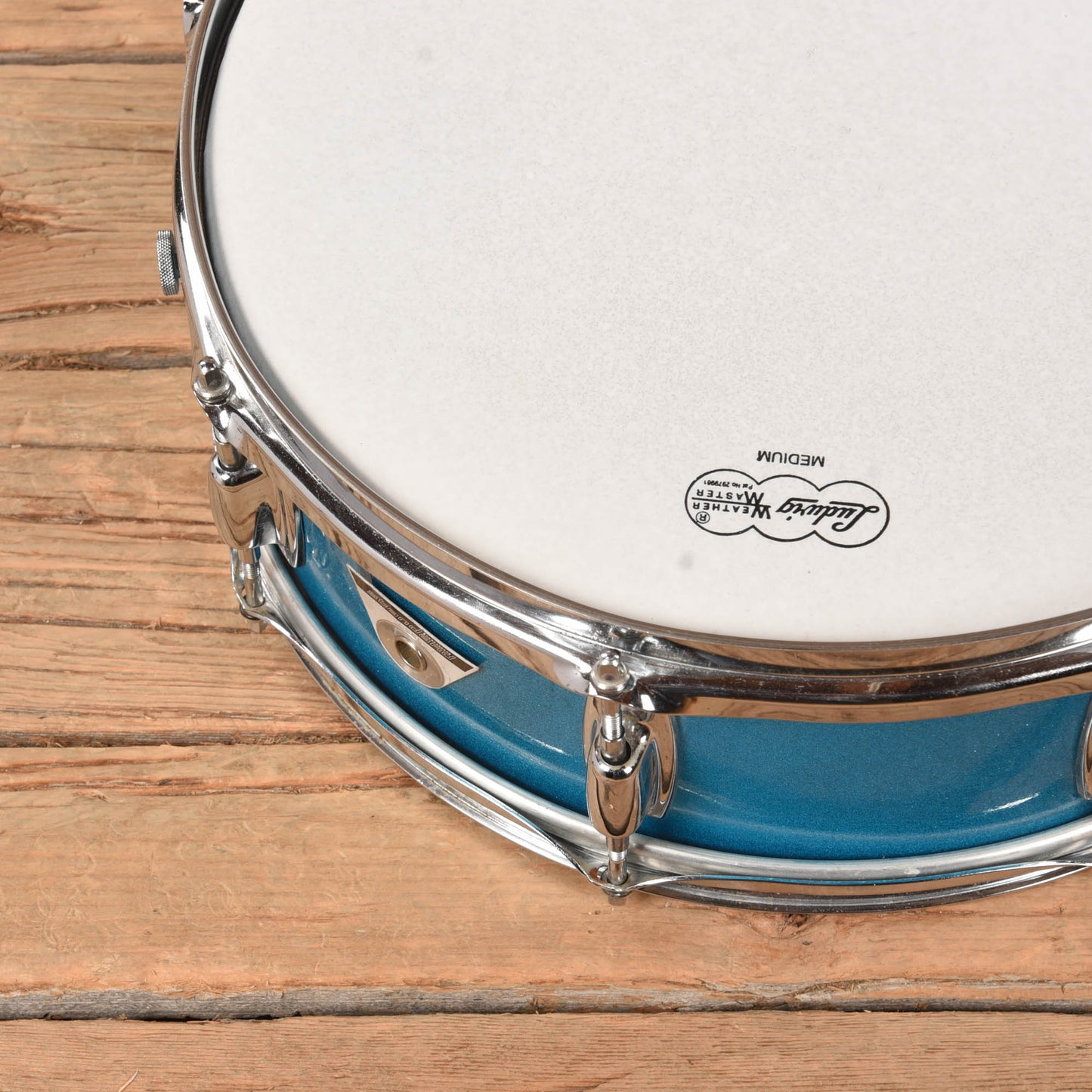 Ludwig 5.5x14 Standard 1970s Blue Mist Sparkle Snare Drum USED Drums and Percussion / Acoustic Drums / Snare