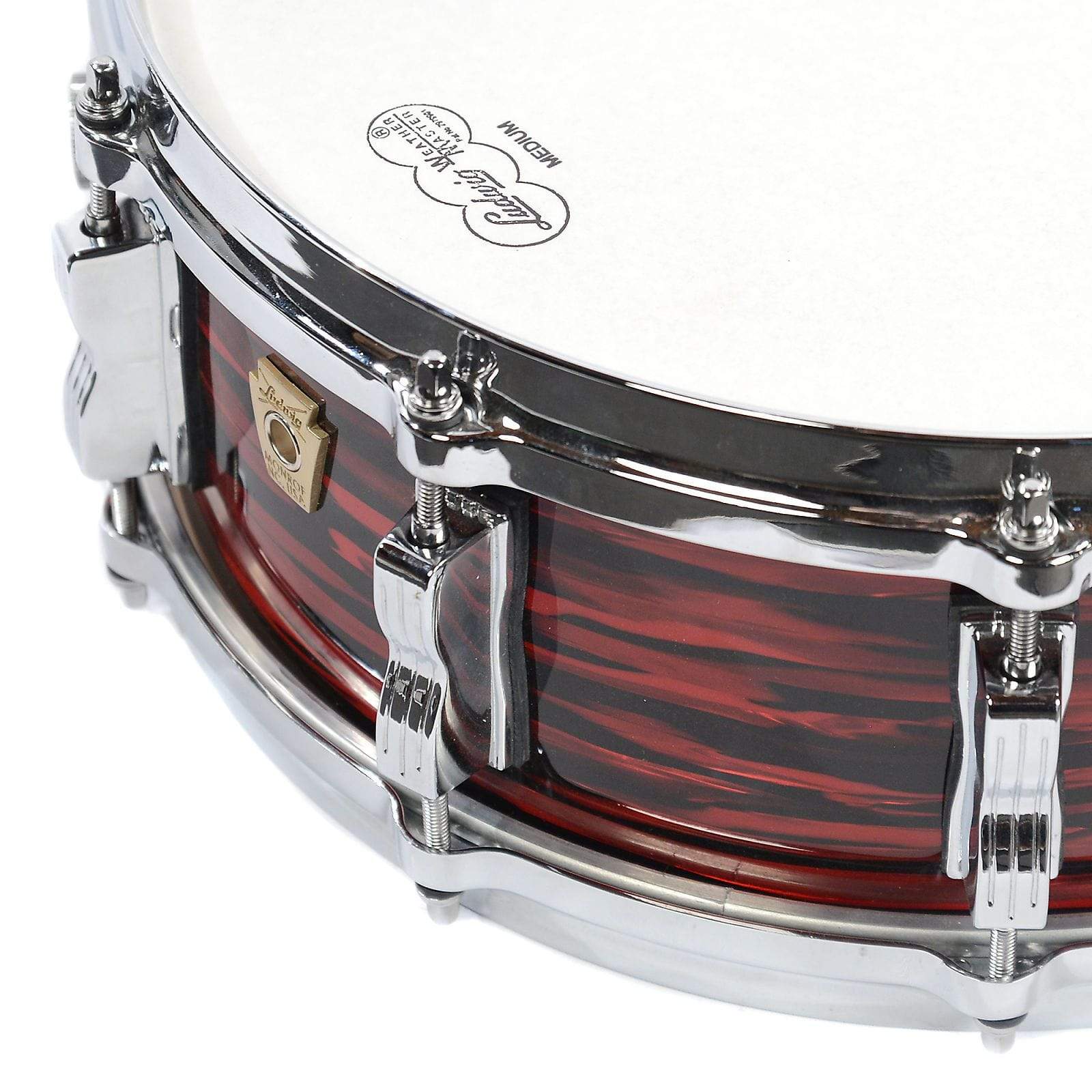 Ludwig 5x14 Classic Maple Snare Drum Red Oyster w/P86, Tone Control, & Die Cast Hoops Drums and Percussion / Acoustic Drums / Snare
