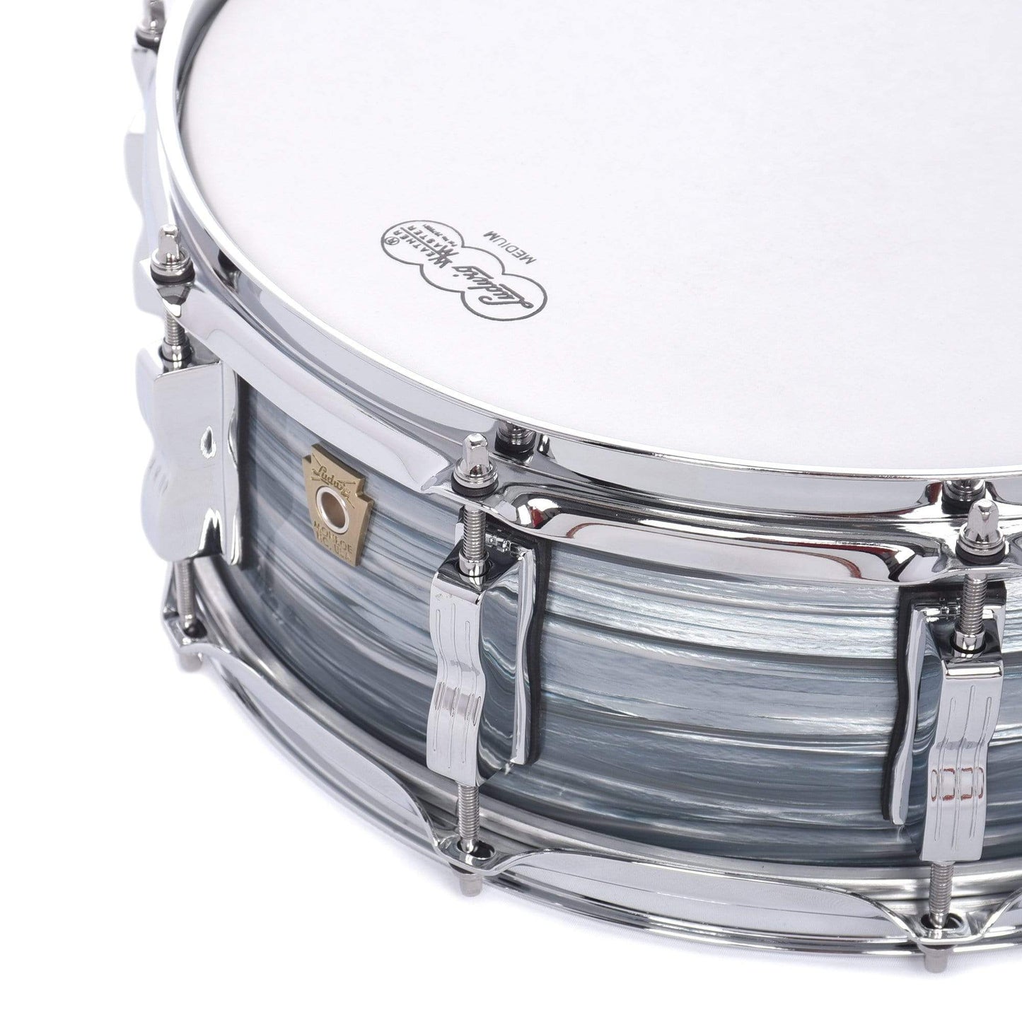 Ludwig 5x14 Classic Maple Snare Drum Vintage Blue Oyster Drums and Percussion / Acoustic Drums / Snare