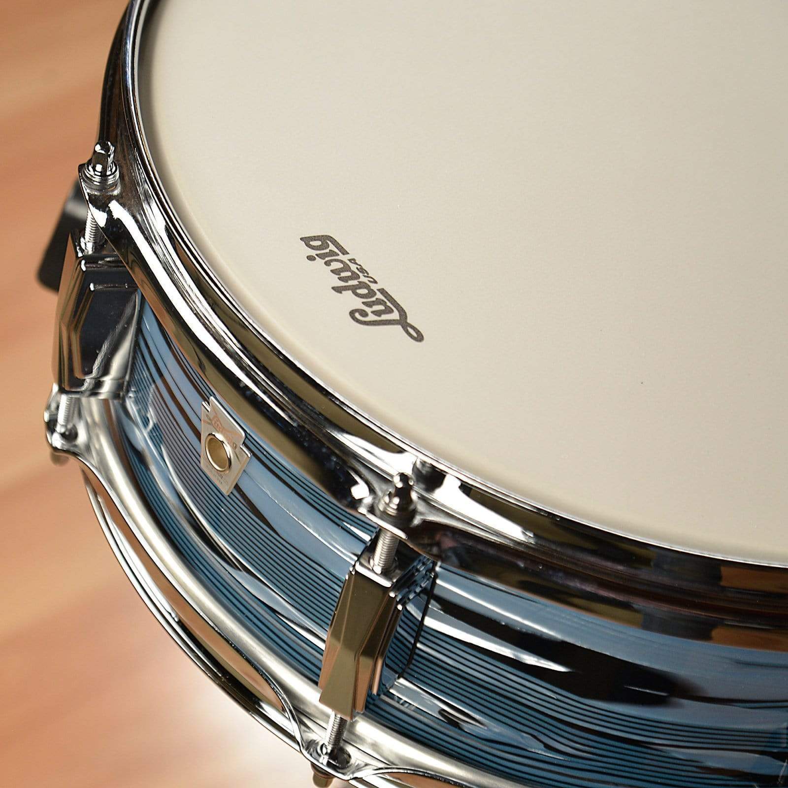 Ludwig 5x14 Club Date Snare Drum Blue Strata Drums and Percussion / Acoustic Drums / Snare