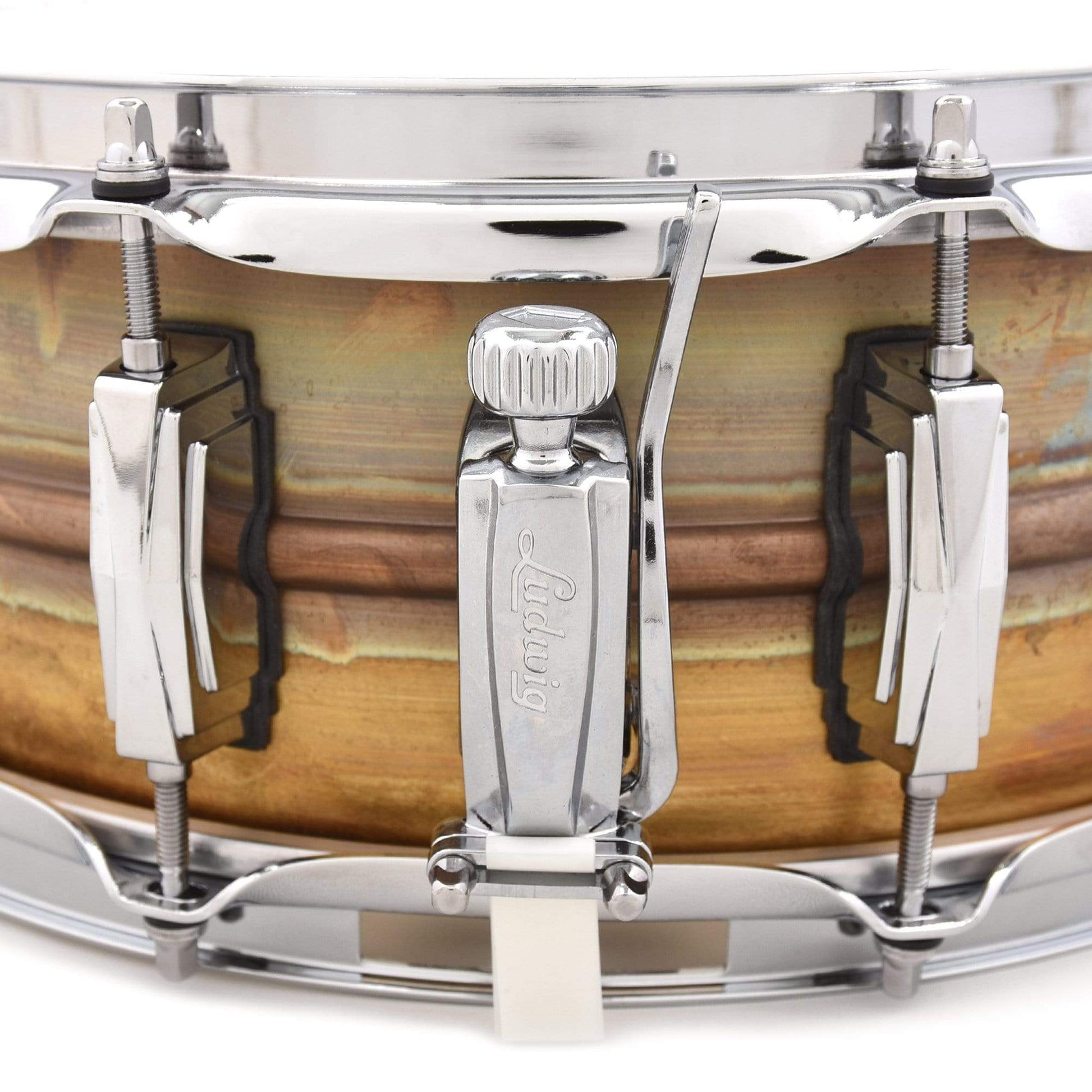 Ludwig 5x14 Raw Brass Phonic Snare Drum Drums and Percussion / Acoustic Drums / Snare