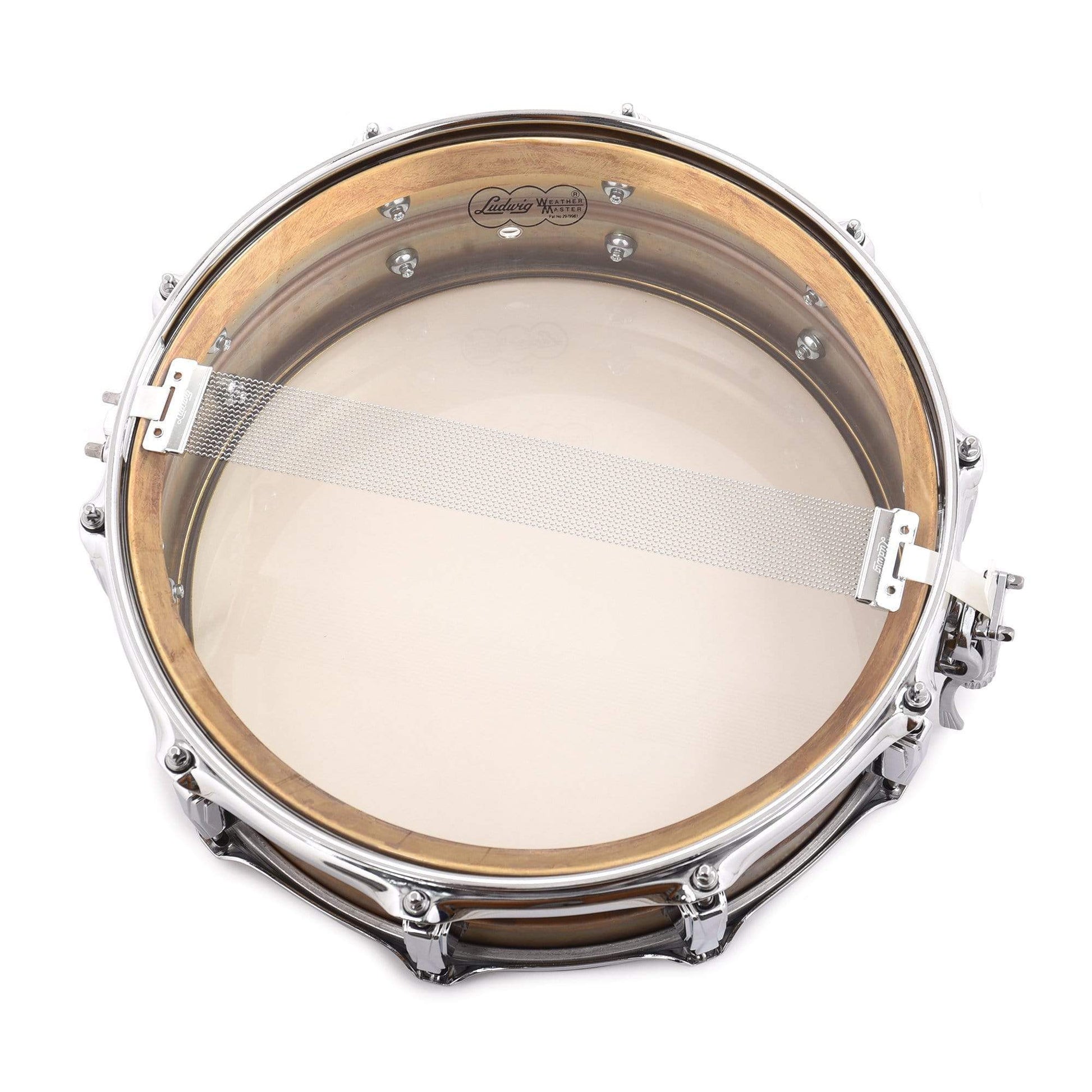 Ludwig 5x14 Raw Brass Phonic Snare Drum Drums and Percussion / Acoustic Drums / Snare