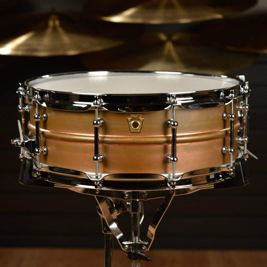 Ludwig 5x14 Raw Copper Phonic Snare Drum w/Tube Lugs Drums and Percussion / Acoustic Drums / Snare