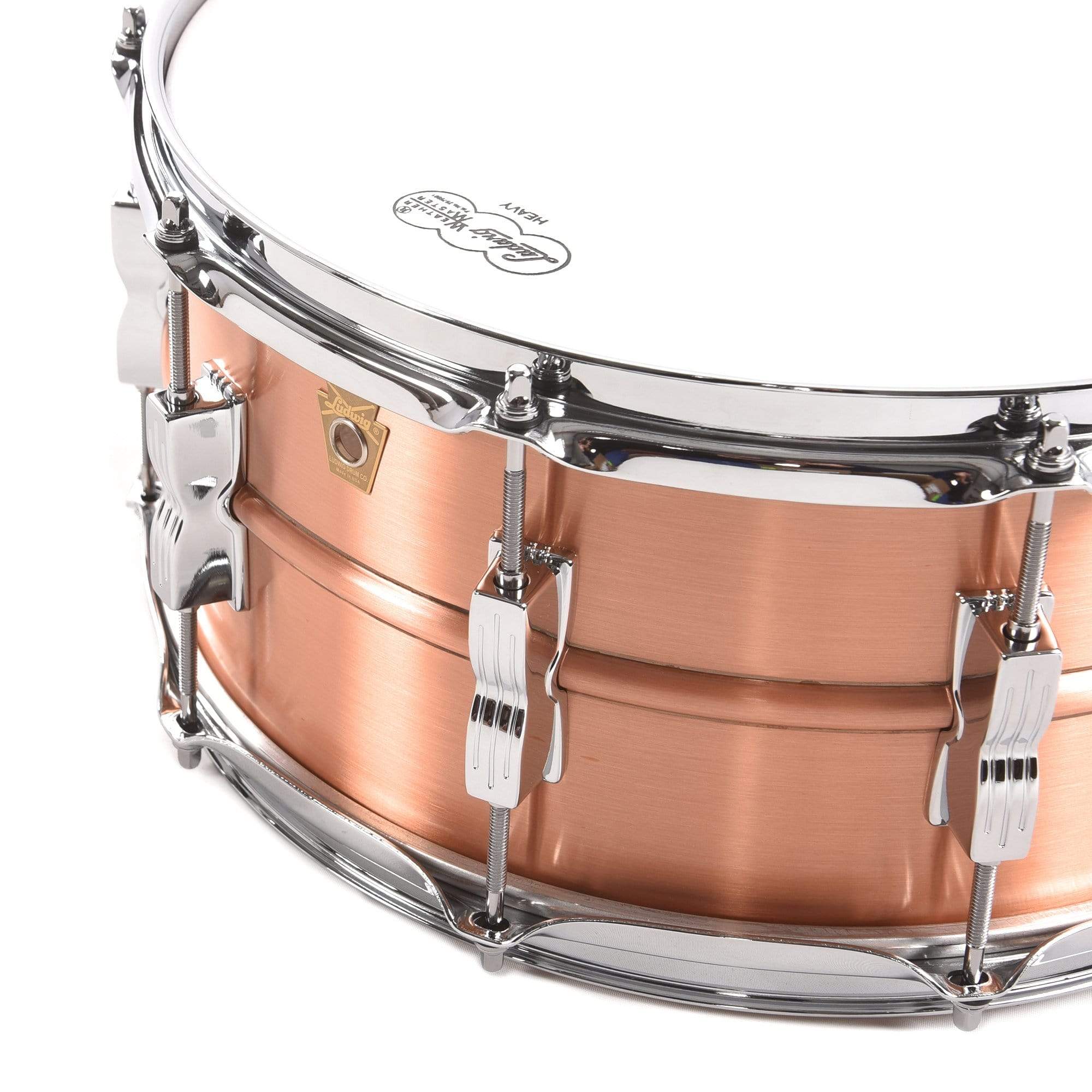 Ludwig 6.5x14 Acro Brushed Copper Snare Drum Drums and Percussion / Acoustic Drums / Snare