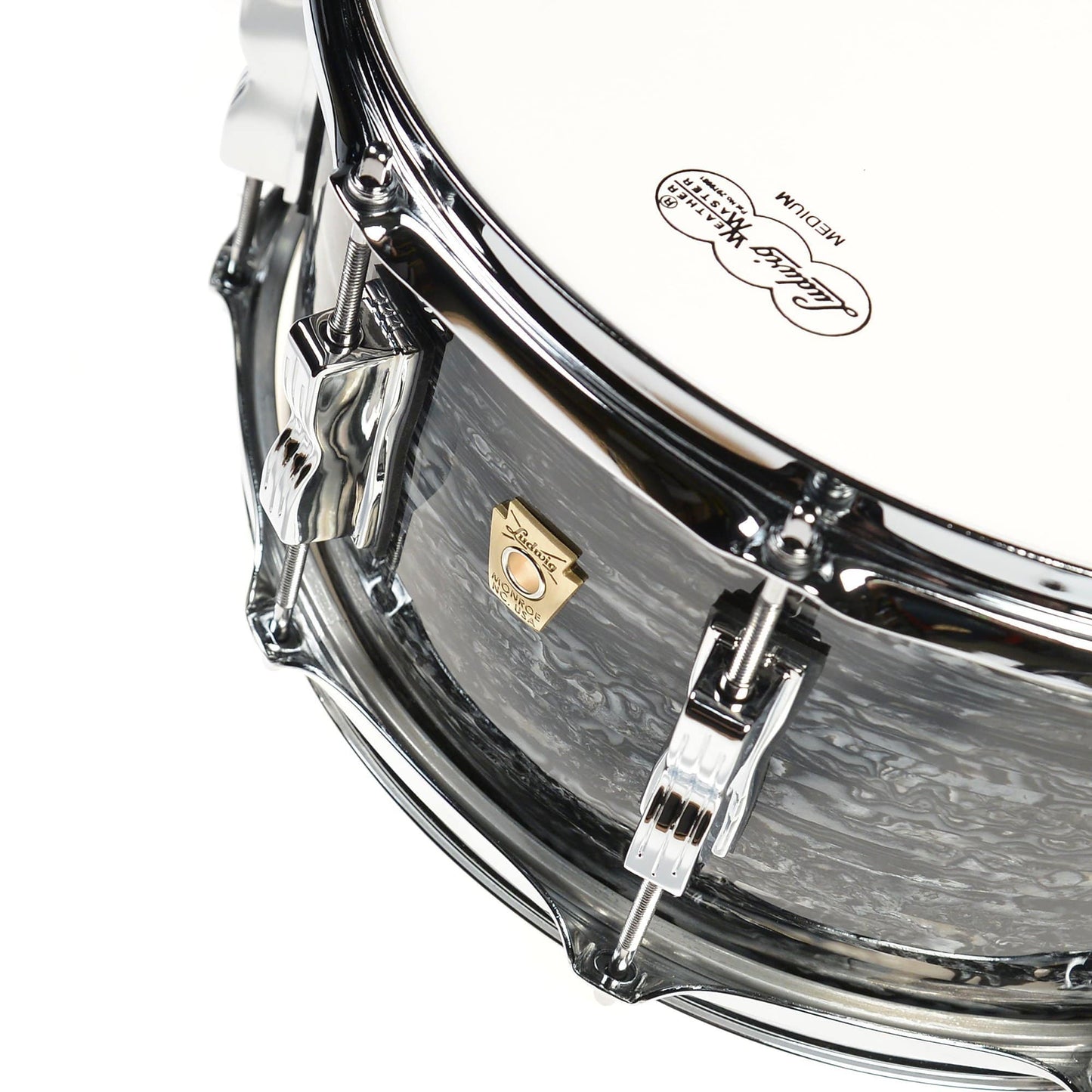 Ludwig 6.5x14 Classic Maple Snare Drum Vintage Black Oyster Drums and Percussion / Acoustic Drums / Snare