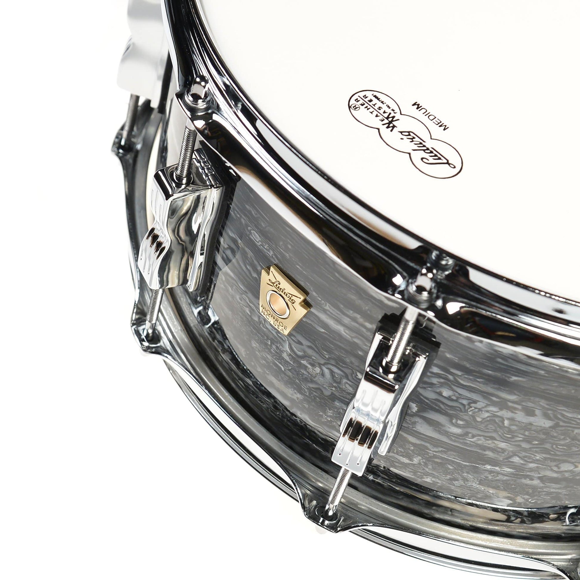 Ludwig 6.5x14 Classic Maple Snare Drum Vintage Black Oyster Drums and Percussion / Acoustic Drums / Snare