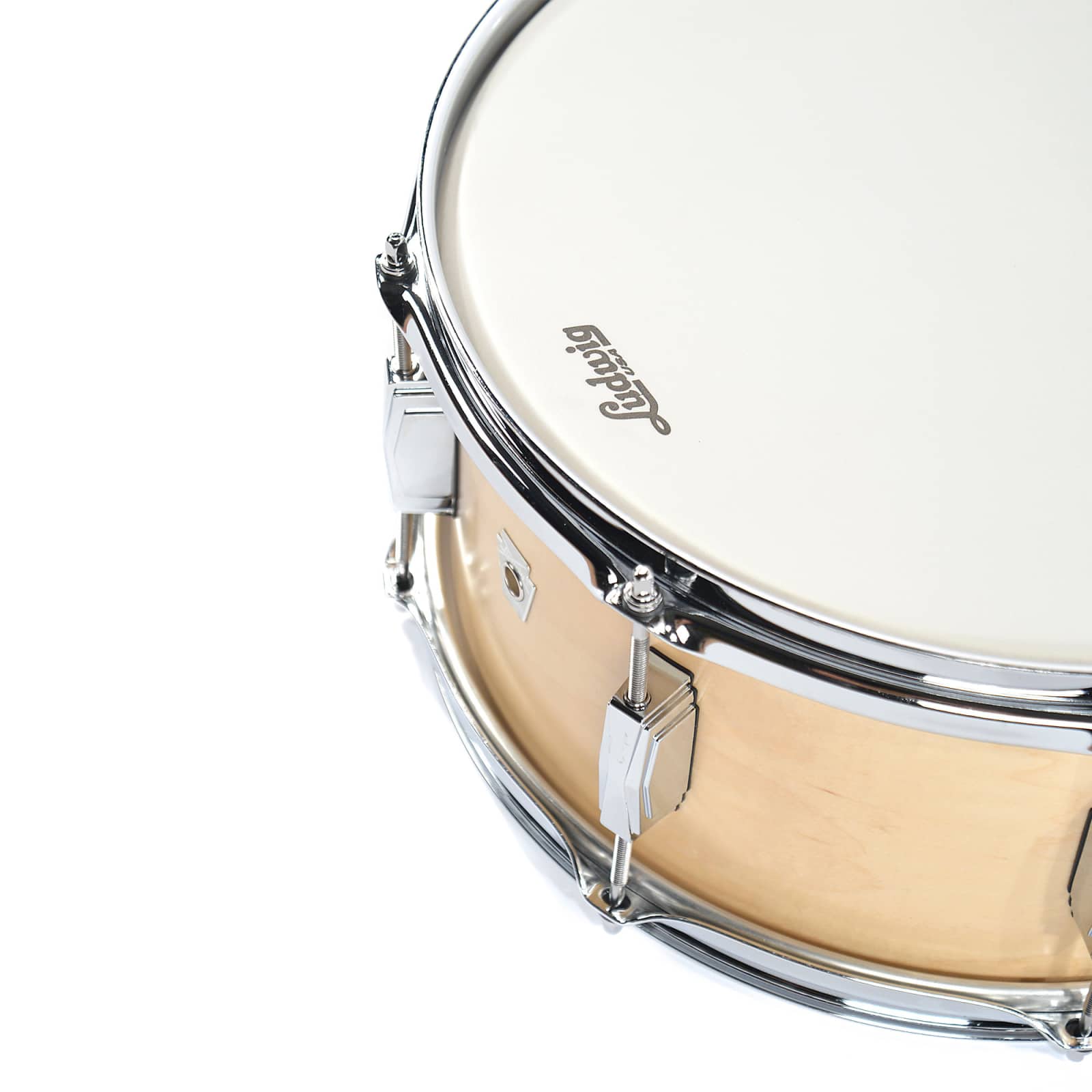 Ludwig 6.5x14 Club Date Snare Drum Natural Satin Drums and Percussion / Acoustic Drums / Snare