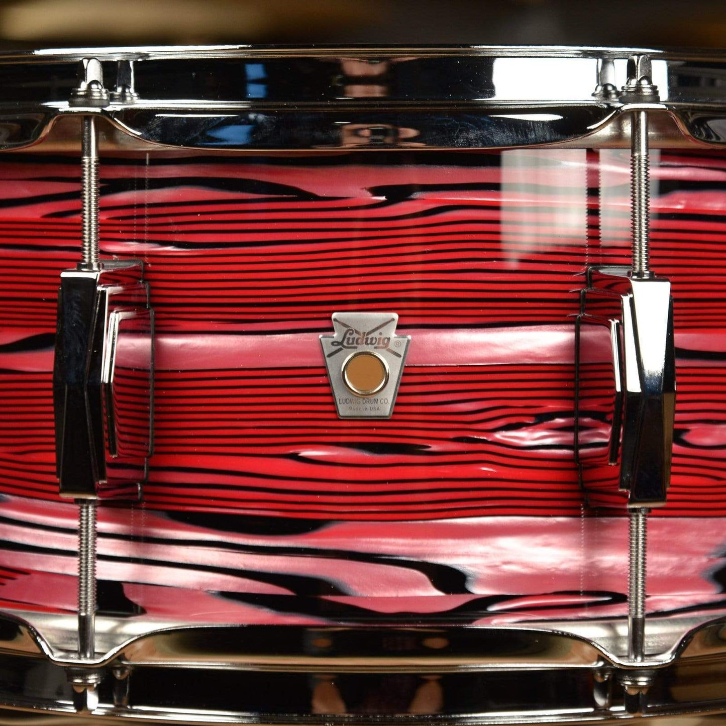Ludwig 6.5x14 Club Date Snare Drum Ruby Strata Drums and Percussion / Acoustic Drums / Snare
