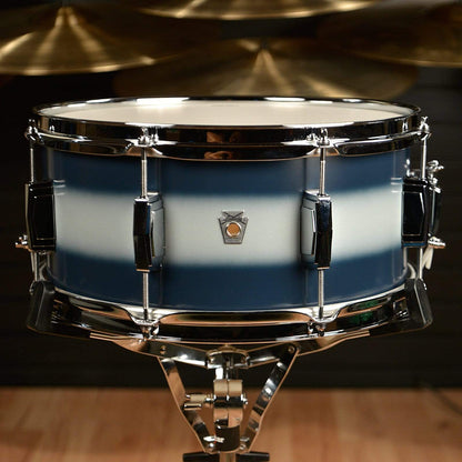 Ludwig 6.5x14 Club Date Vintage Snare Drum Blue/Silver Duco Drums and Percussion / Acoustic Drums / Snare