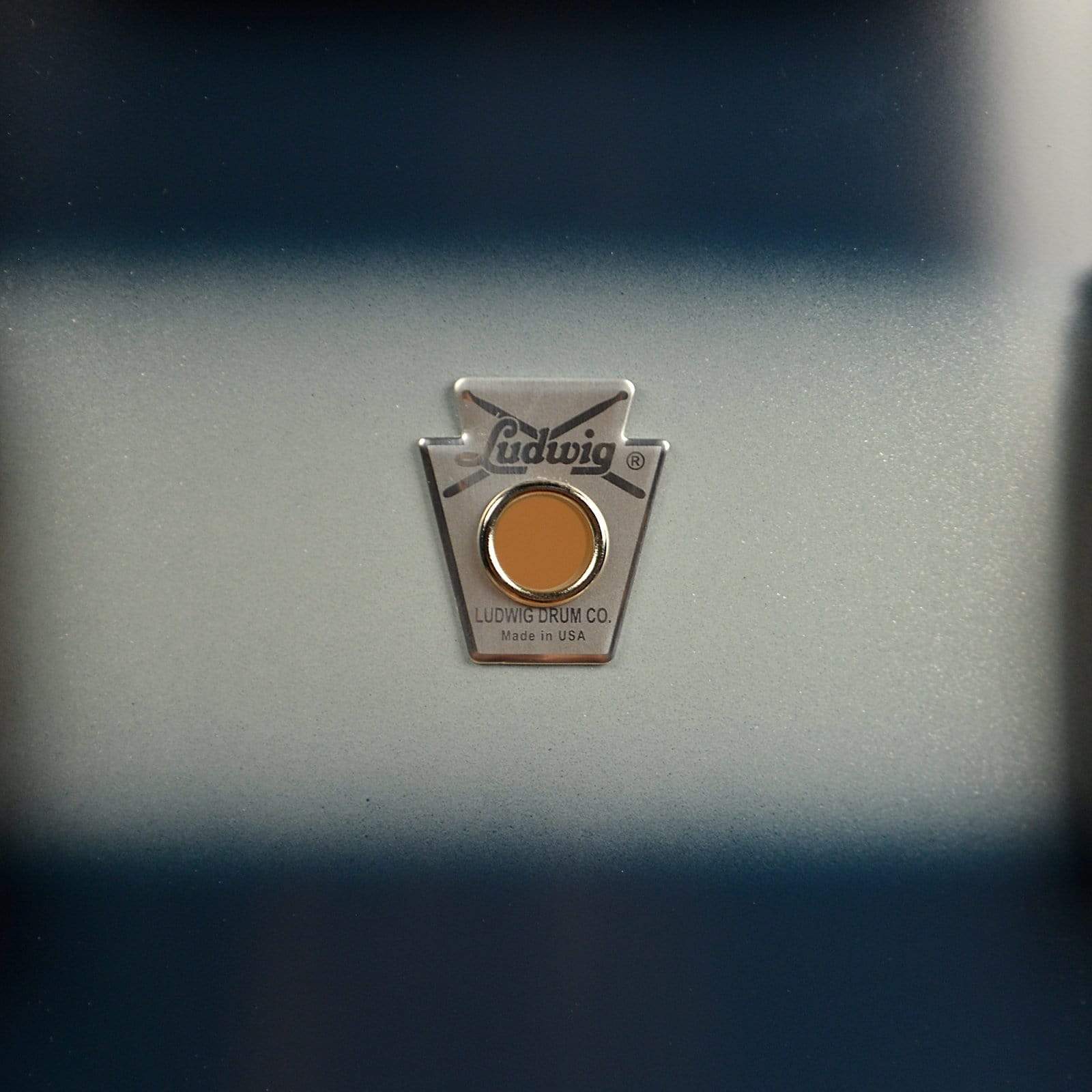 Ludwig 6.5x14 Club Date Vintage Snare Drum Blue/Silver Duco Drums and Percussion / Acoustic Drums / Snare