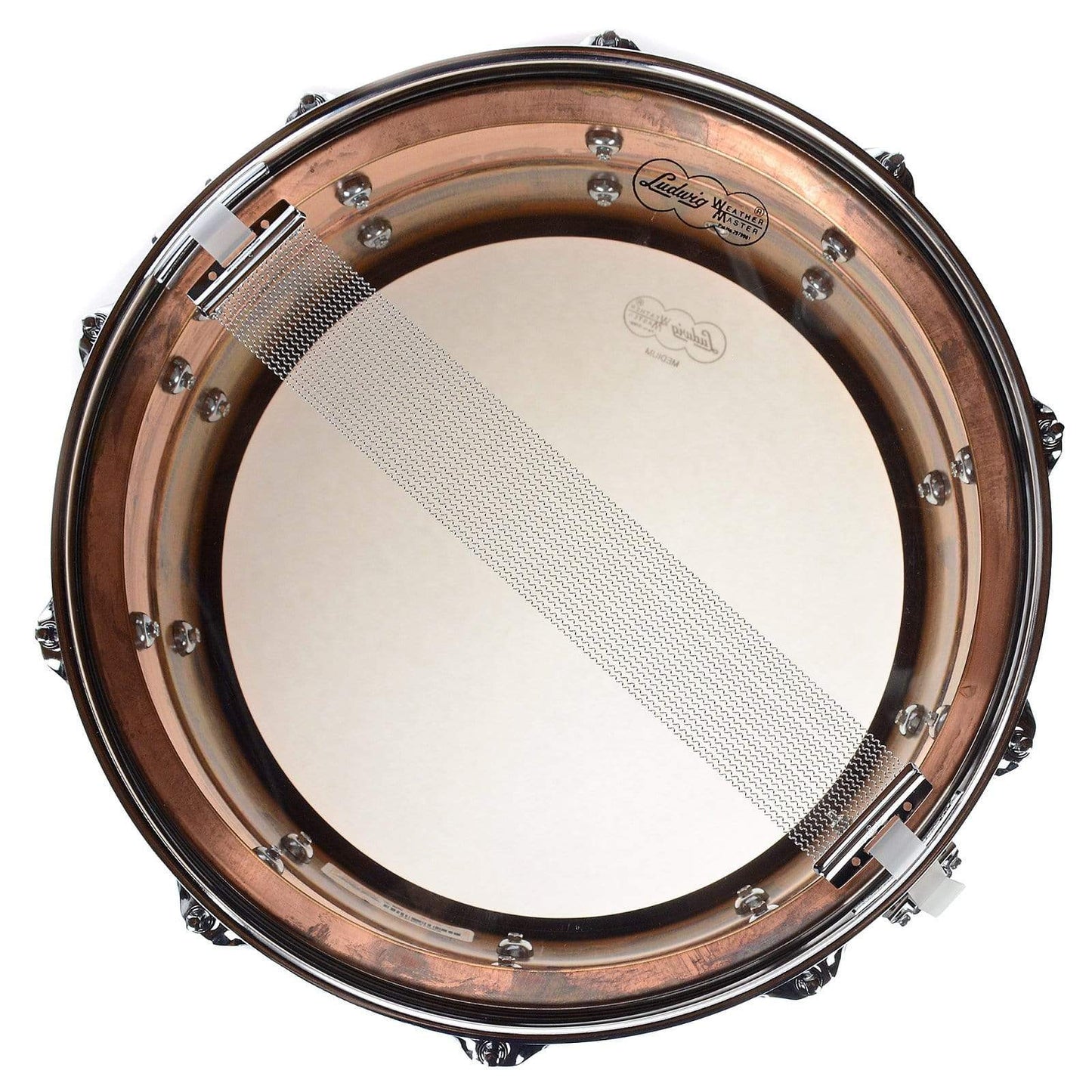 Ludwig 6.5x14 Raw Copper Phonic Snare Drum Drums and Percussion / Acoustic Drums / Snare
