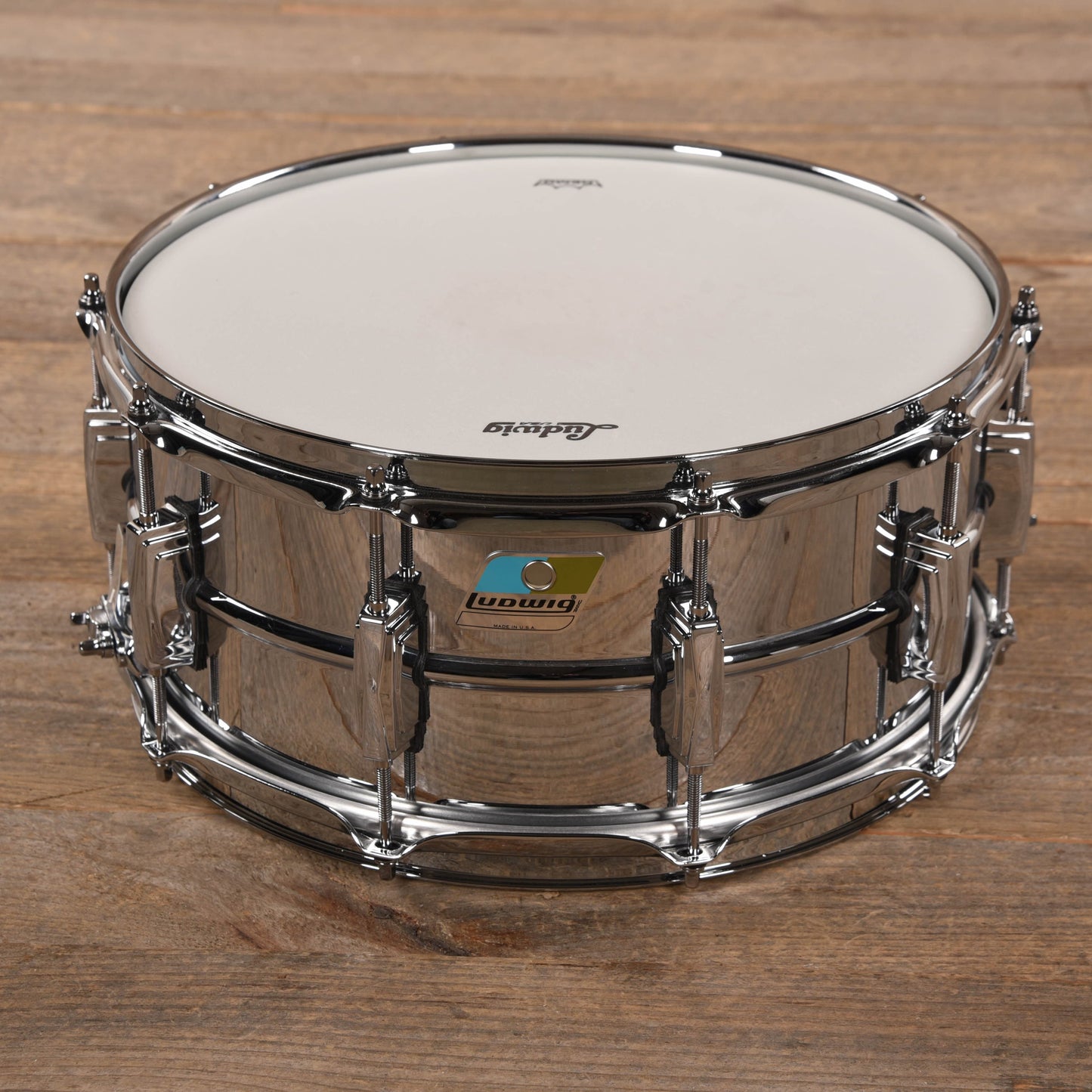Ludwig 6.5x14 Supraphonic Snare Drum w/Blue Olive Badge Drums and Percussion / Acoustic Drums / Snare