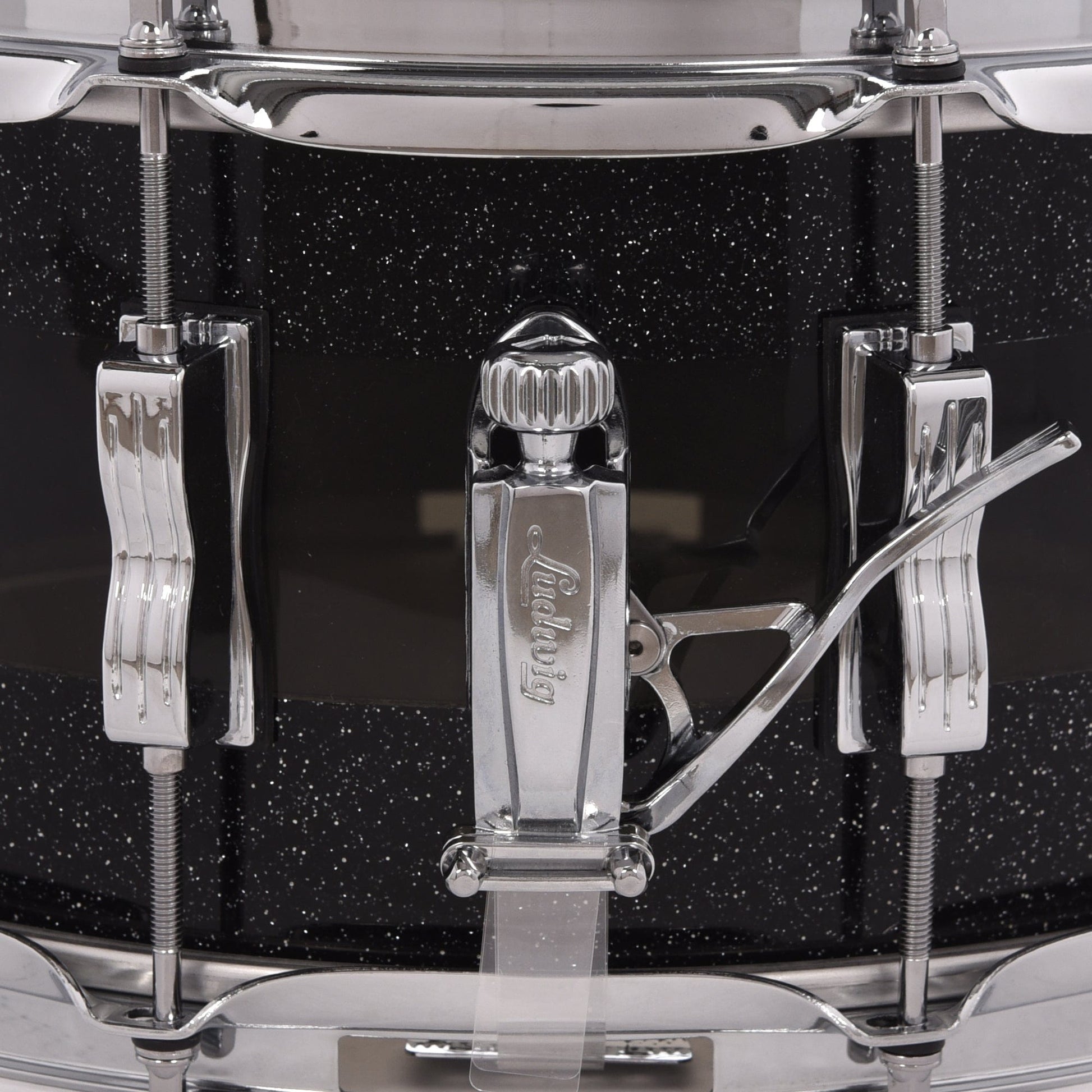 Ludwig 6.5x14 Vistalite Snare Drum Black Sparkle/Smoke/Black Sparkle Limited Edition Drums and Percussion / Acoustic Drums / Snare