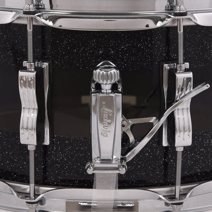 Ludwig 6.5x14 Vistalite Snare Drum Black Sparkle/Smoke/Black Sparkle Limited Edition Drums and Percussion / Acoustic Drums / Snare