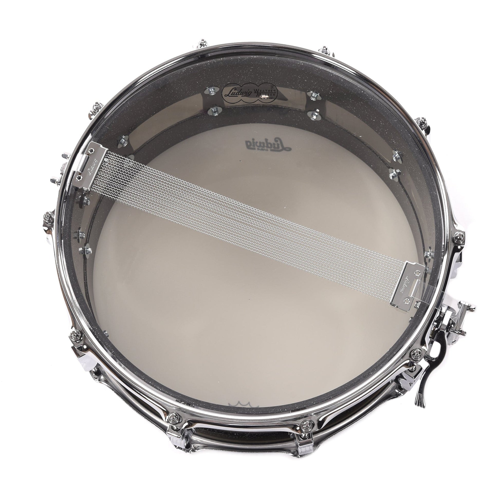 Ludwig 6.5x14 Vistalite Snare Drum Black Sparkle/Smoke/Black Sparkle Limited Edition Drums and Percussion / Acoustic Drums / Snare
