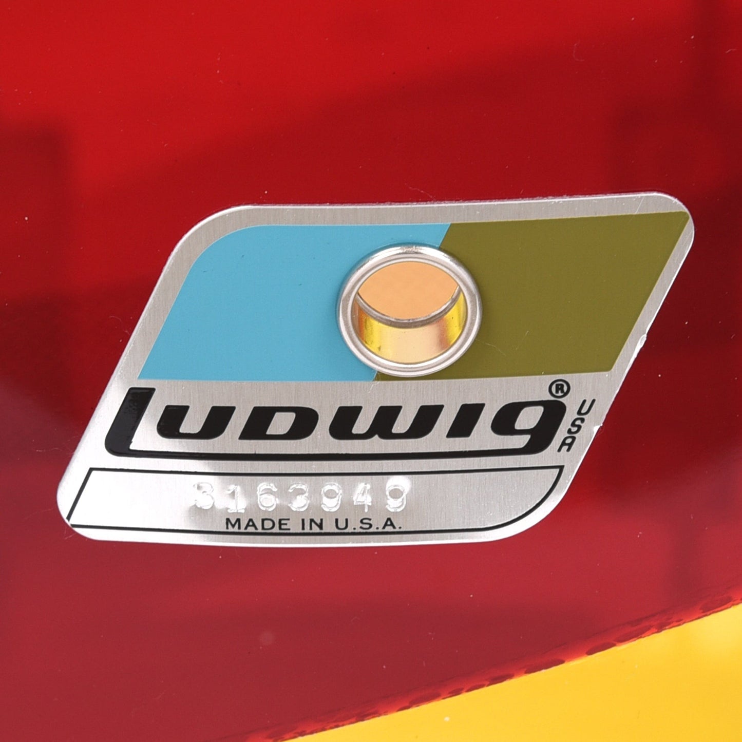 Ludwig 6.5x14 Vistalite Snare Drum Red/Yellow Limited Edition Drums and Percussion / Acoustic Drums / Snare