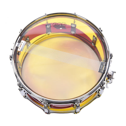 Ludwig 6.5x14 Vistalite Snare Drum Red/Yellow Limited Edition Drums and Percussion / Acoustic Drums / Snare