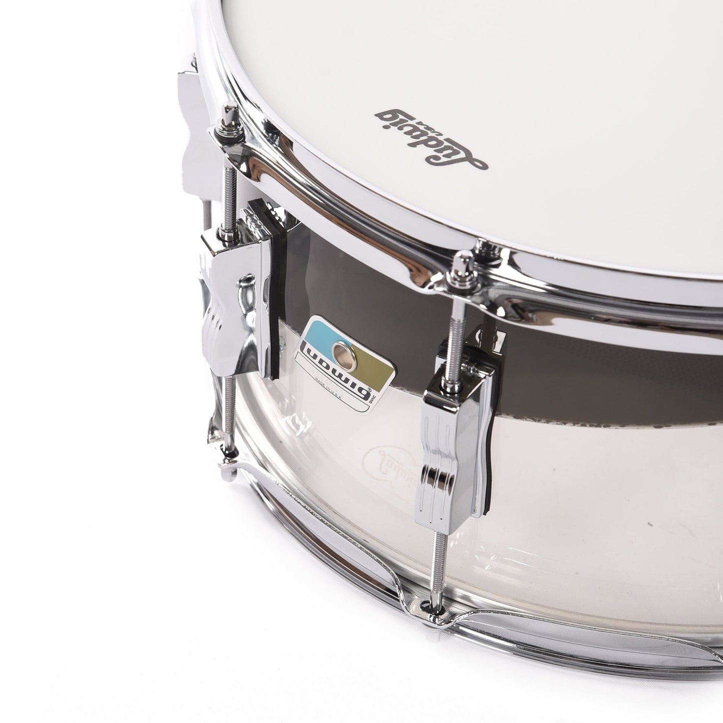 Ludwig 6.5x14 Vistalite Snare Drum Smoke/Clear Limited Edition Drums and Percussion / Acoustic Drums / Snare