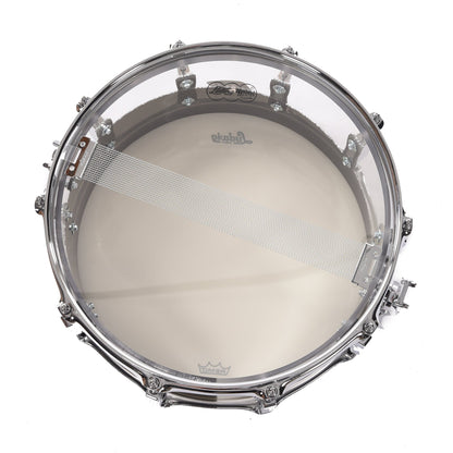 Ludwig 6.5x14 Vistalite Snare Drum Smoke/Clear Limited Edition Drums and Percussion / Acoustic Drums / Snare