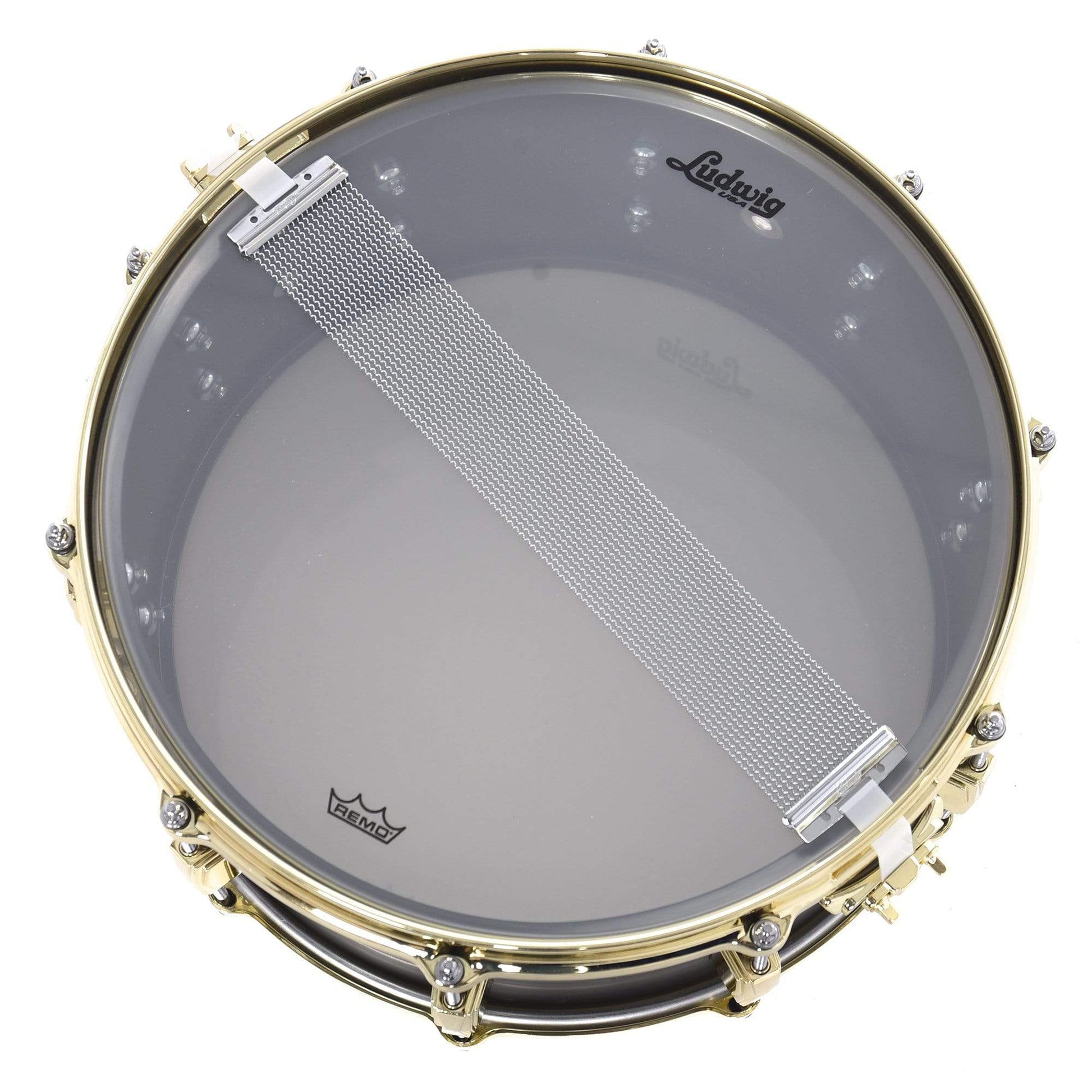 Ludwig 7x14 110th Anniversary Heirloom Black Brass Snare Drum Drums and Percussion / Acoustic Drums / Snare