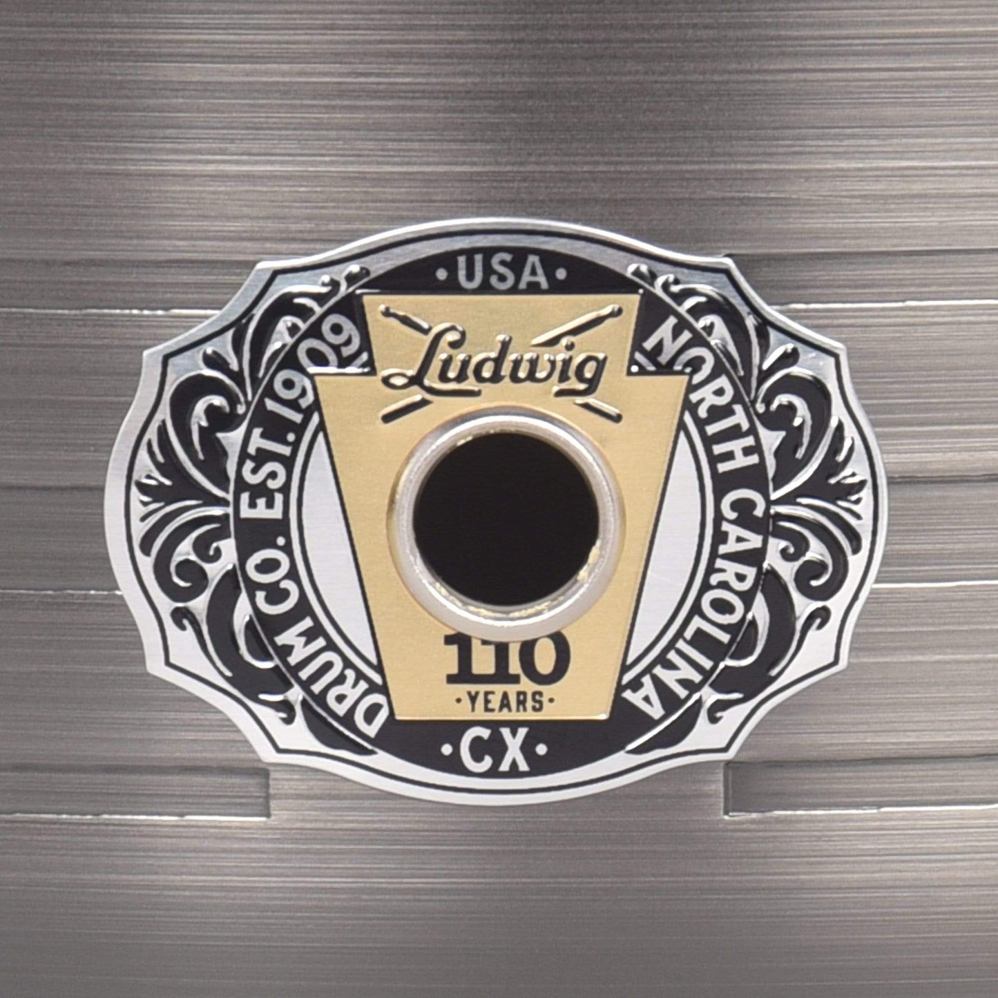Ludwig 7x14 110th Anniversary Heirloom Black Brass Snare Drum Drums and Percussion / Acoustic Drums / Snare