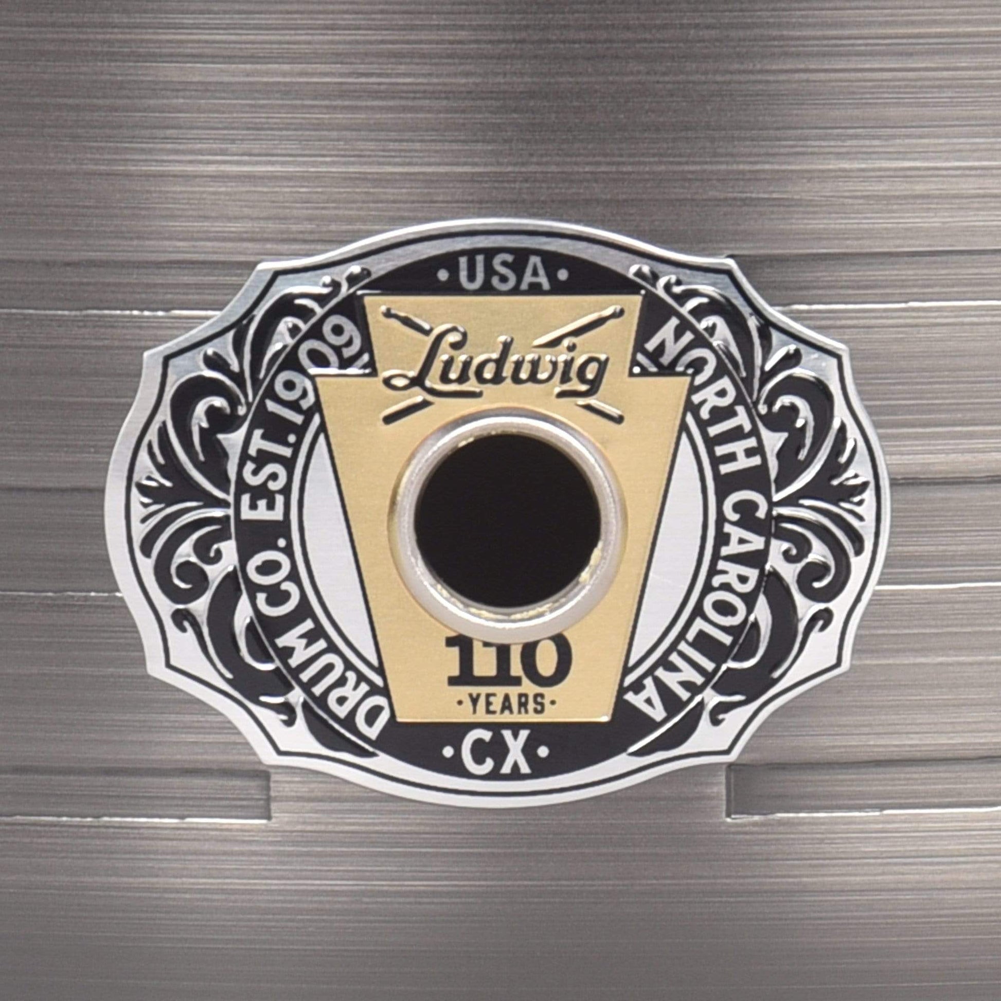 Ludwig 7x14 110th Anniversary Heirloom Black Brass Snare Drum Drums and Percussion / Acoustic Drums / Snare