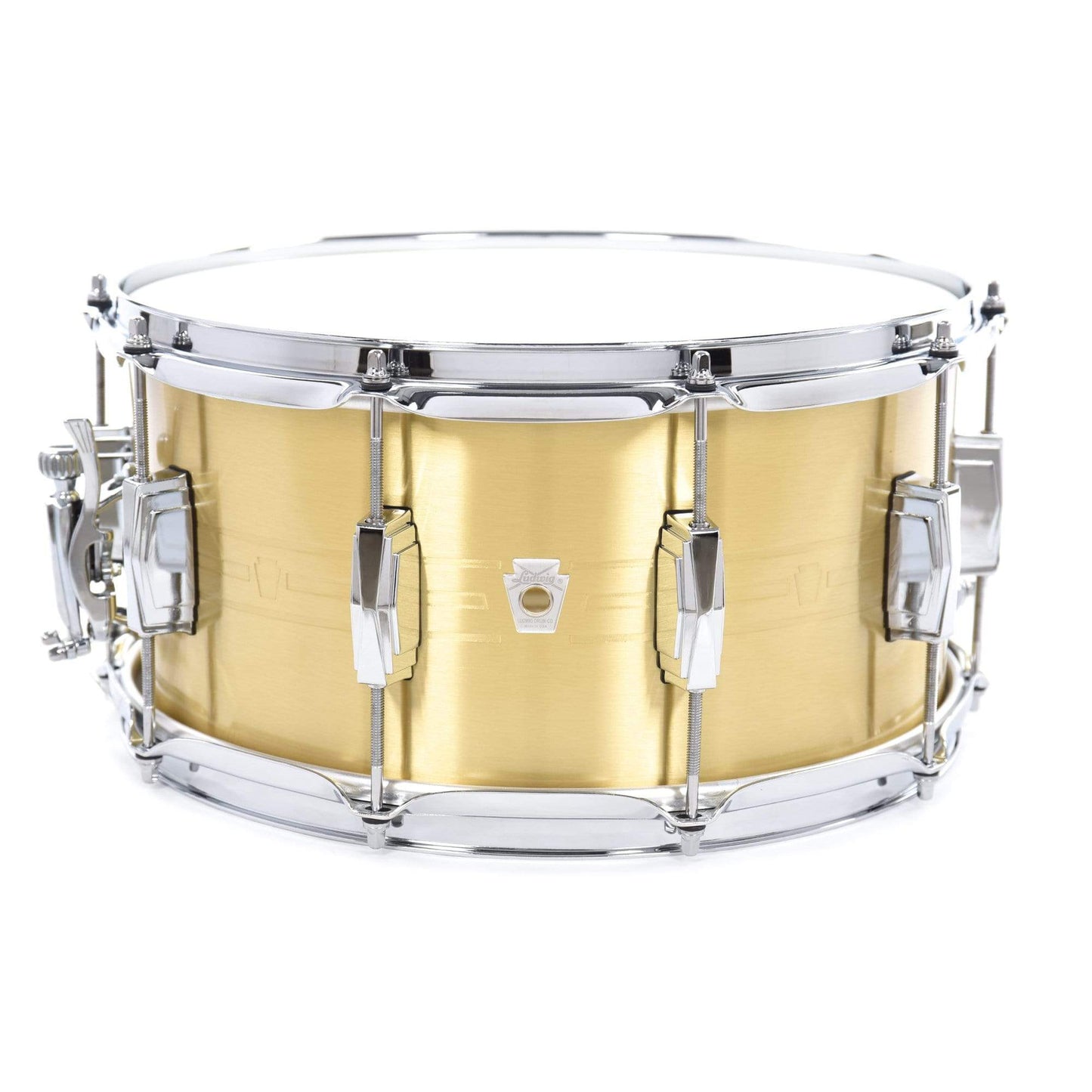 Ludwig 7x14 Heirloom Brass Snare Drum Drums and Percussion / Acoustic Drums / Snare