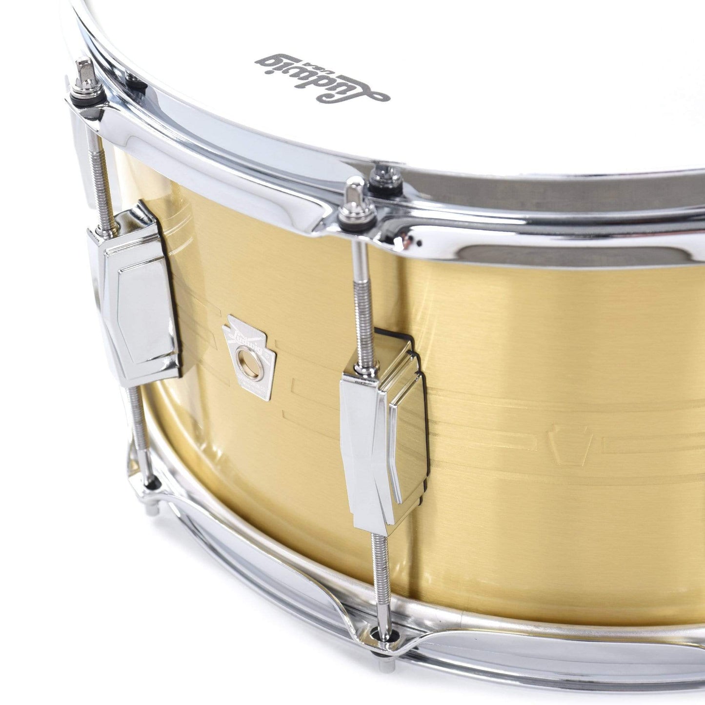 Ludwig 7x14 Heirloom Brass Snare Drum Drums and Percussion / Acoustic Drums / Snare
