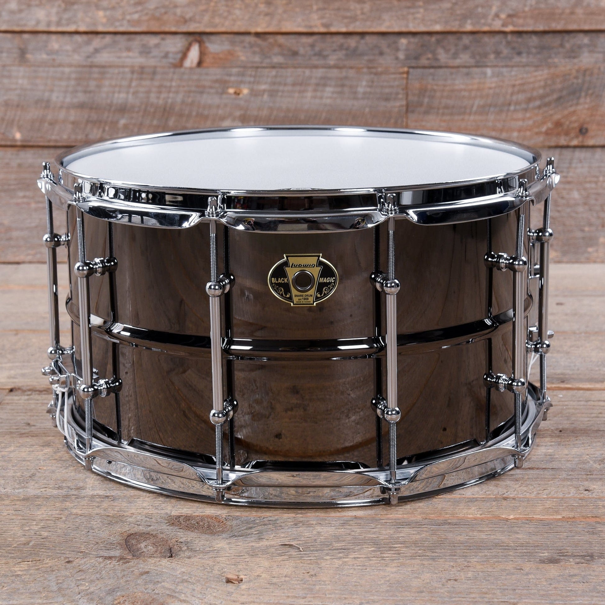 Ludwig 8x14 Black Magic Snare Drum w/Chrome Hdw Drums and Percussion / Acoustic Drums / Snare
