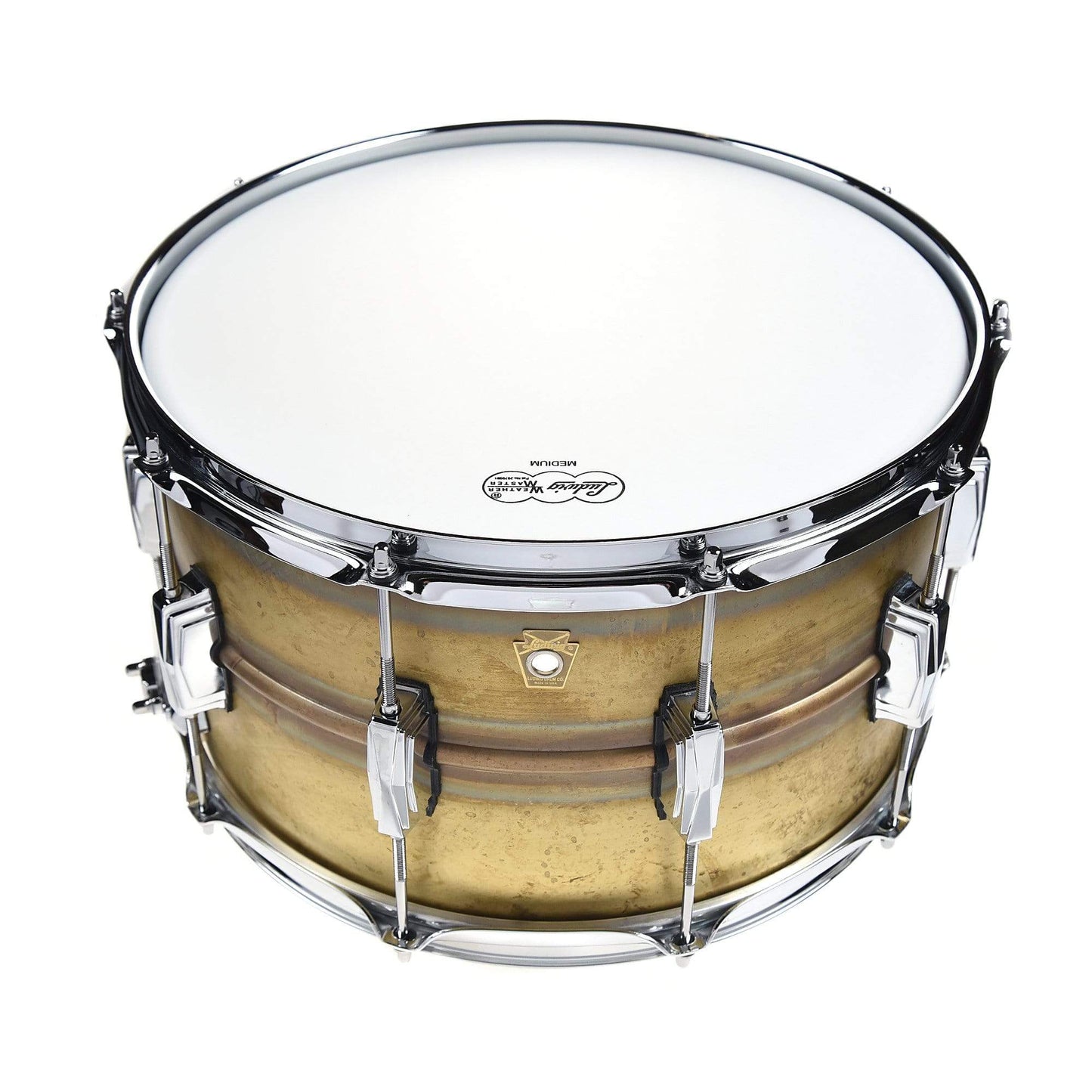 Ludwig 8x14 Raw Brass Phonic Snare Drum Drums and Percussion / Acoustic Drums / Snare