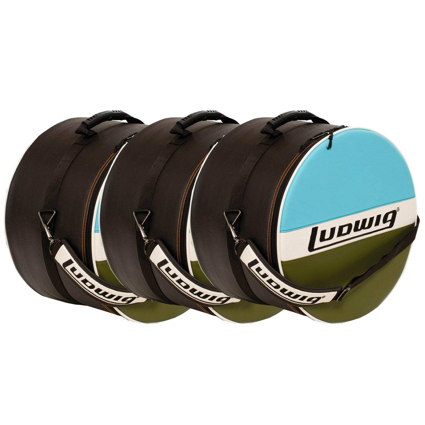 Ludwig Atlas Classic 13x9/16x16/22x16 Drum Bag/Case (3 Pack Bundle) Drums and Percussion / Parts and Accessories / Cases and Bags