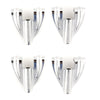 Ludwig Classic Bass Drum Claw Hooks (4 Pack Bundle) Drums and Percussion / Parts and Accessories / Drum Parts