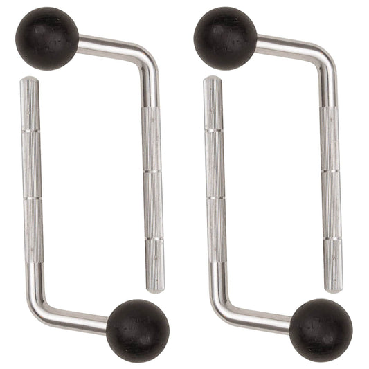 Ludwig Atlas Standard 12mm L-Arm & Ball (4 Pack Bundle) Drums and Percussion / Parts and Accessories / Mounts