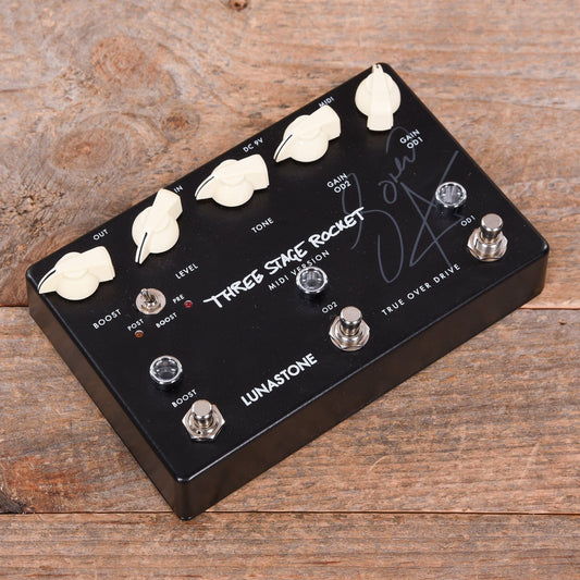 Lunastone Three Stage Rocket Midi Pedal Effects and Pedals / Overdrive and Boost