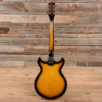 Lyle A740 Double Cut Electric Sunburst 1970s Electric Guitars / Hollow Body