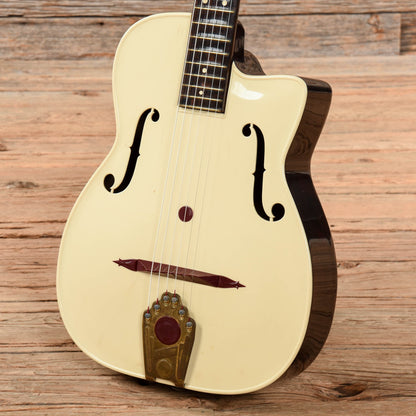 Maccaferri Archtop White Acoustic Guitars / Archtop