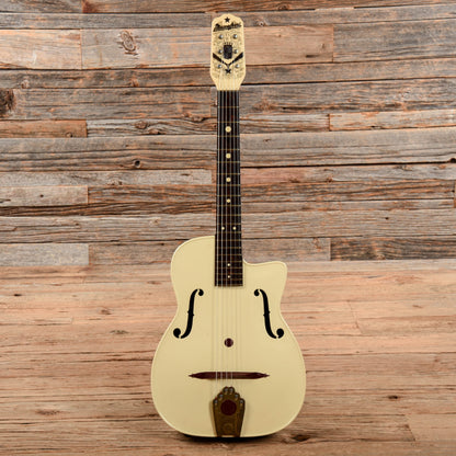 Maccaferri Archtop White Acoustic Guitars / Archtop