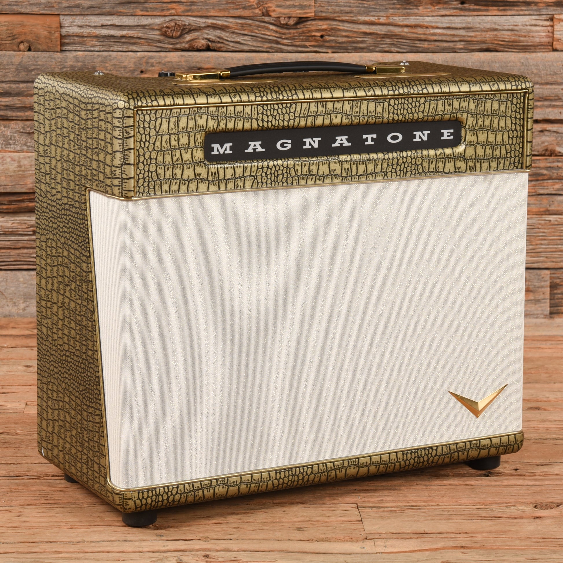 Magnatone Super Fifteen 15-Watt 1x12" Guitar Combo Amp Gold Croc Amps / Guitar Amps / Guitar Cabinets