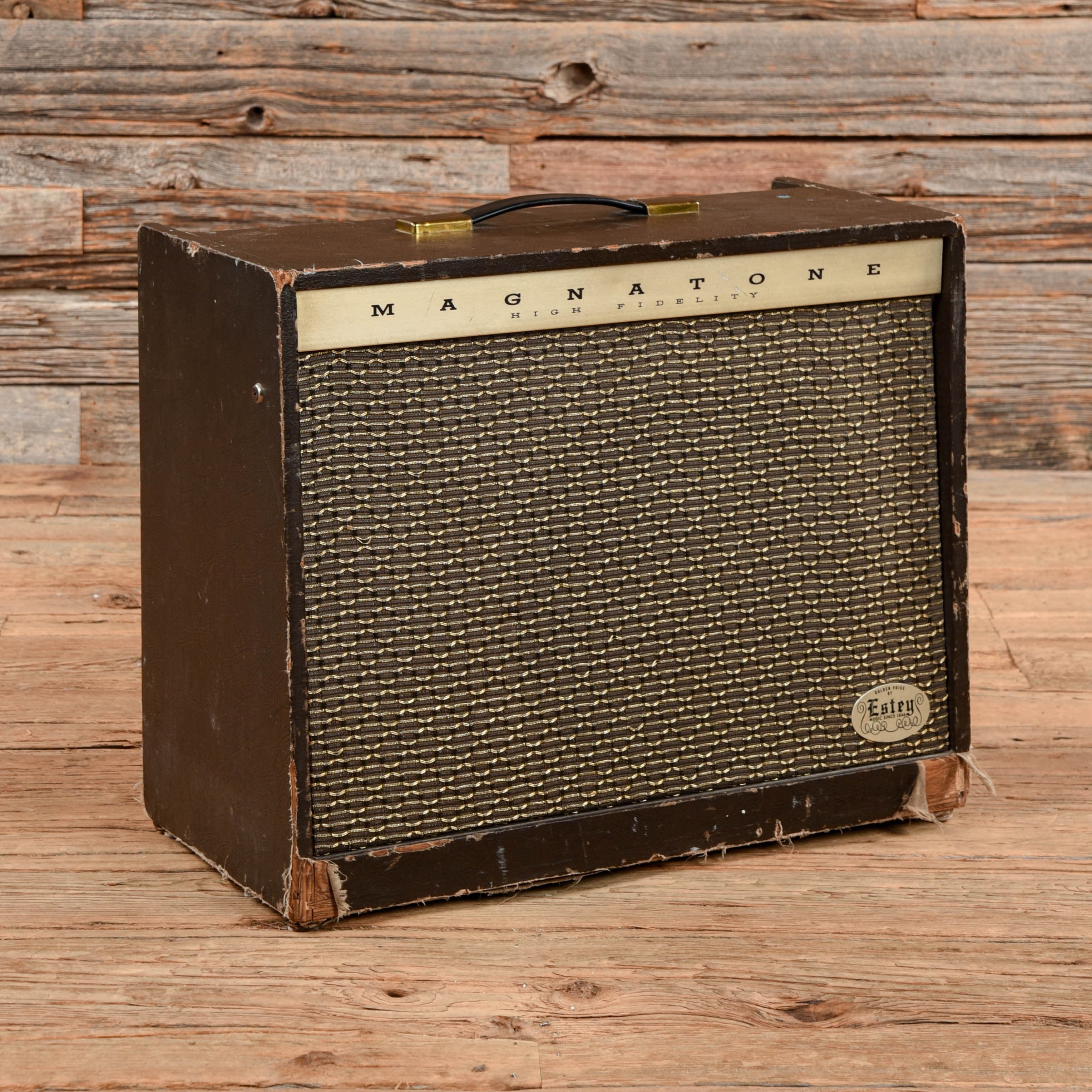 Magnatone Custom Magnatone Custom 410 5w 1x12 Guitar Combo 1963 – Chicago Music Exchange