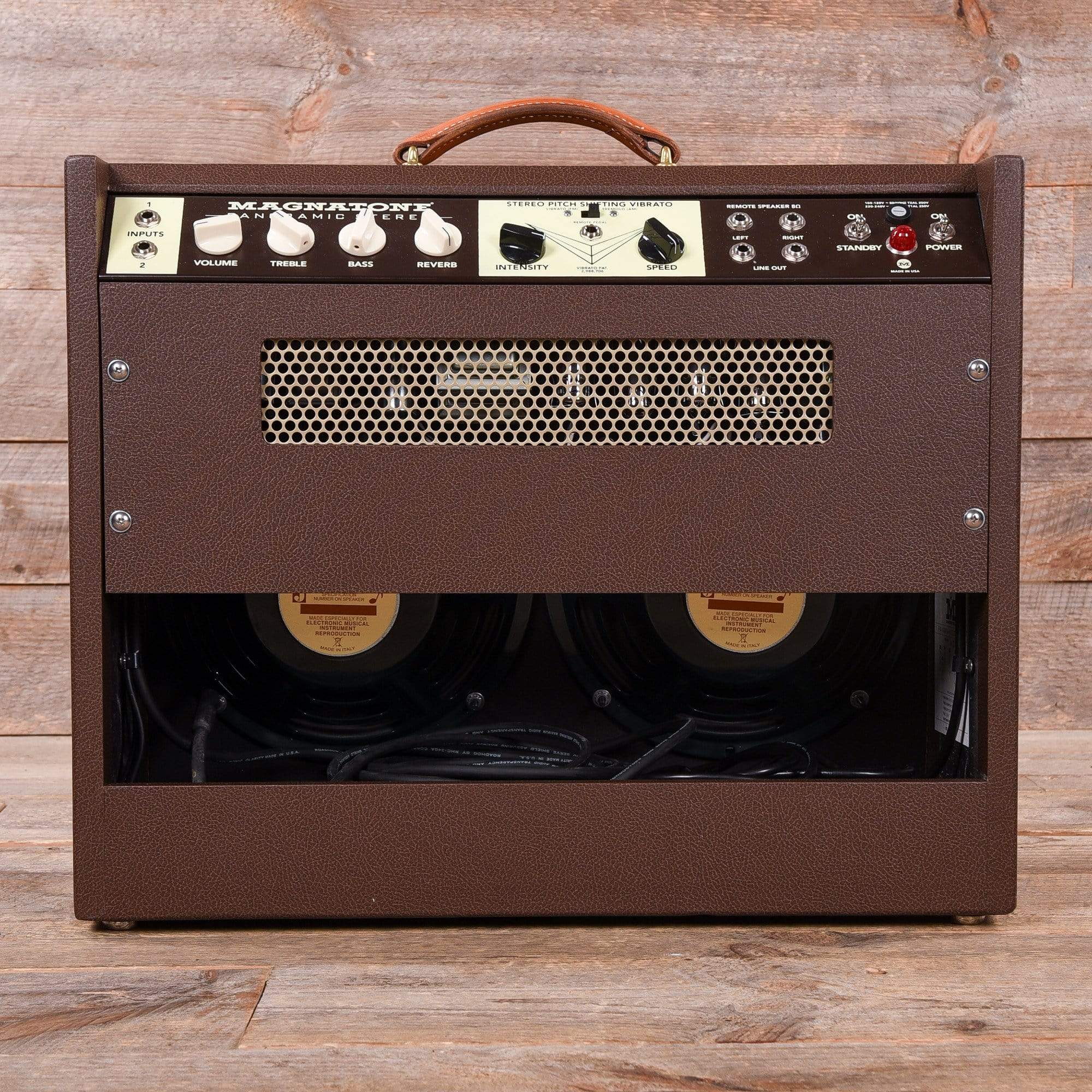 Magnatone Panoramic Stereo 12/12W 2x10 Combo Amp Amps / Guitar Combos