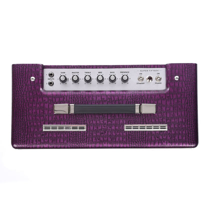 Magnatone Super Fifteen 1x12" 15w Combo Amp Croc Collection Purple Amps / Guitar Combos