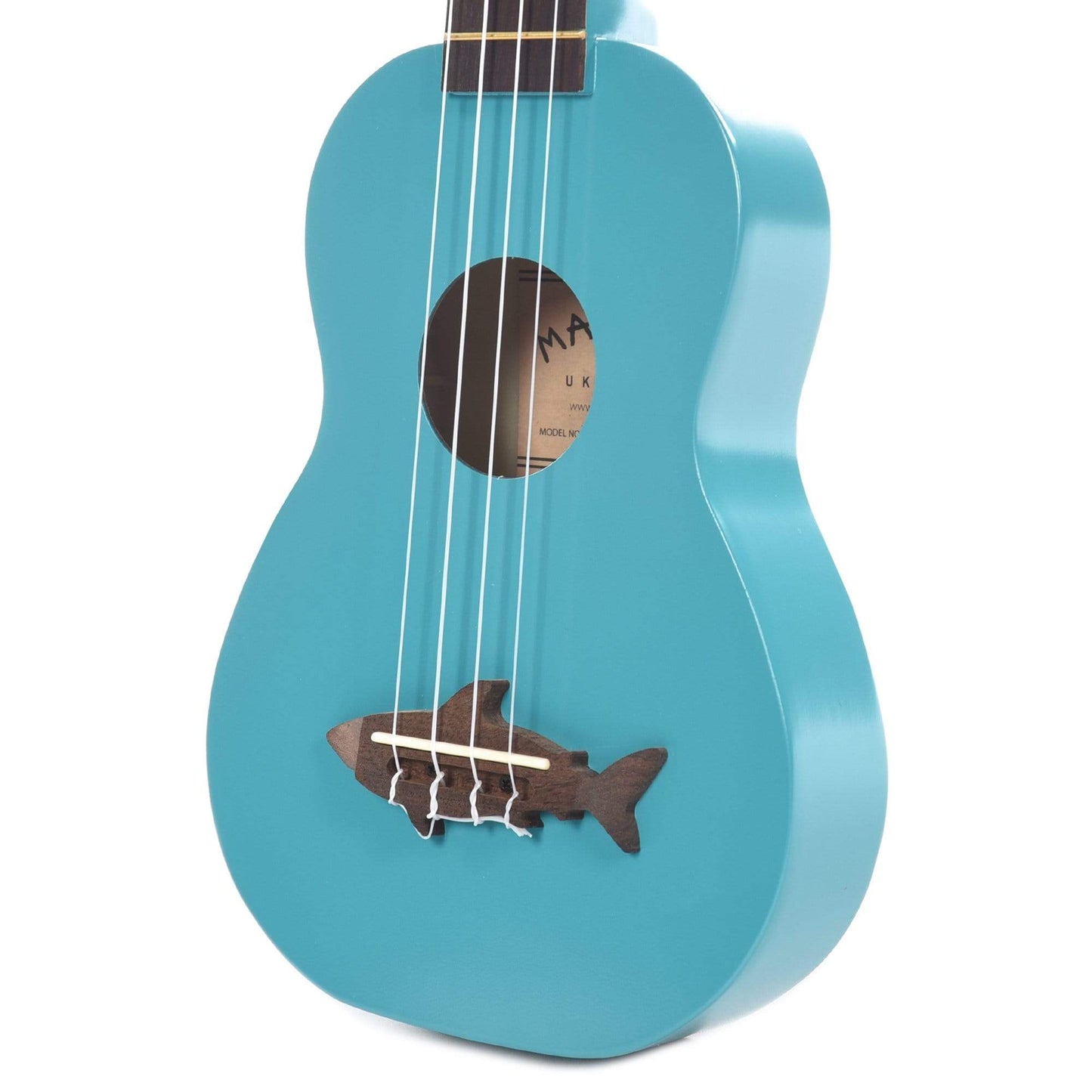 Makala Shark Composite Soprano Ukulele Blue Folk Instruments / Ukuleles