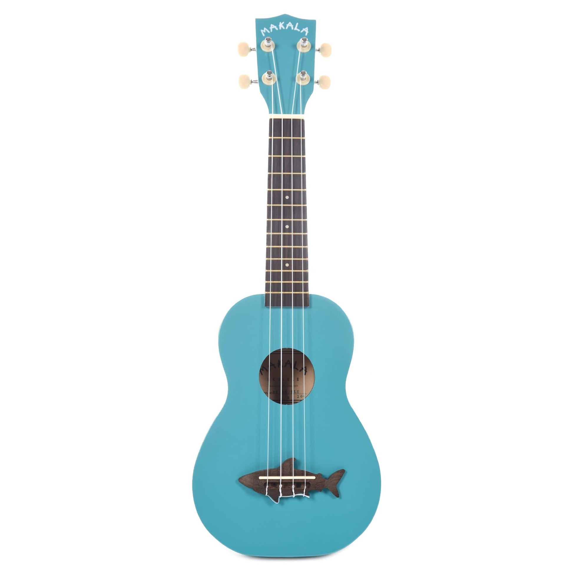 Makala Shark Composite Soprano Ukulele Blue Folk Instruments / Ukuleles