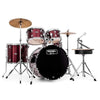 Mapex Rebel 10/12/16/22/5x14 5pc. Drum Kit Red w/Hardware & Cymbals Drums and Percussion / Acoustic Drums / Full Acoustic Kits