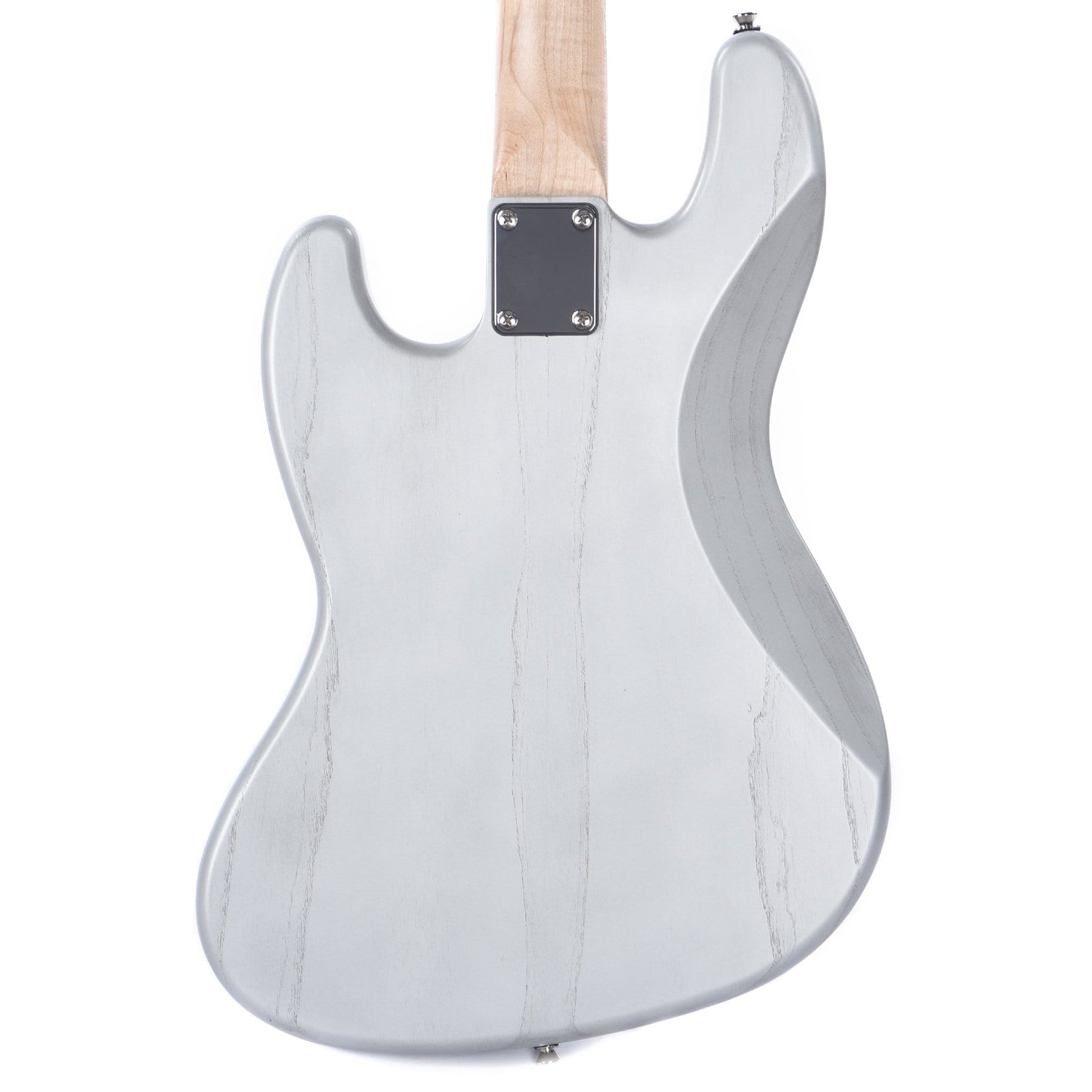 Marco Bass Guitars N1 4-String Silver w/Black Pickguard Bass Guitars / 4-String