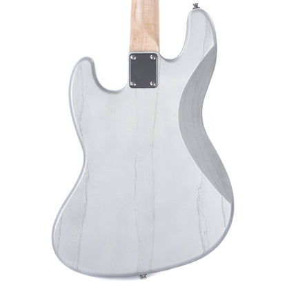 Marco Bass Guitars N1 4-String Silver w/Black Pickguard Bass Guitars / 4-String