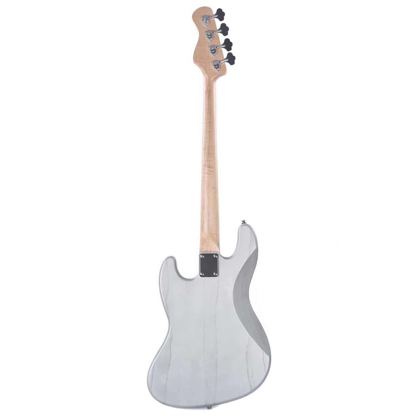 Marco Bass Guitars N1 4-String Silver w/Black Pickguard Bass Guitars / 4-String